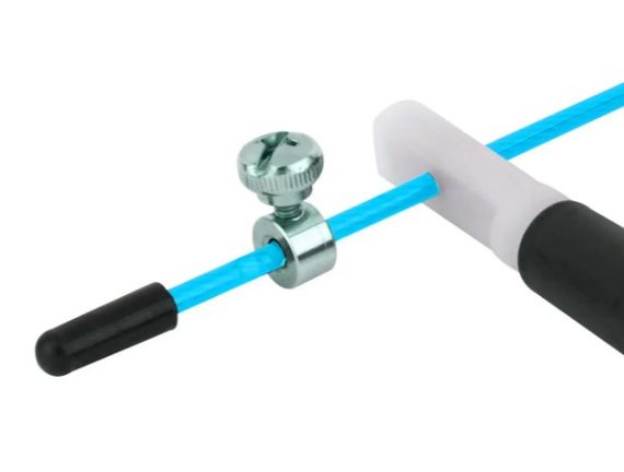 Скакалка швидкісна PowerPlay 4202 Ultra Speed Rope Бірюзова 2,9 м (PP_4202_Cyan) | Зображення 1