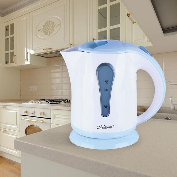 Електрочайник Maestro MR-028-BLUE, 1 л, 1000 Вт | Зображення 1