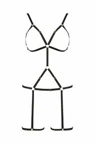 Портупея-стрепы на все тело Passion Exclusive INDICA L/XL, black sexstyle