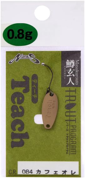 Блешня Nories Masukurouto Teach 0.8g #084 Блешня рибальська Блешня оберталка | Зображення 1