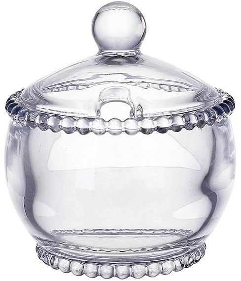 Цукорниця скляна "Bauble Glass" 10х11см з кришкою