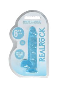 Фалоімітатор - Realrock Dildo 6" Blue Sex Aura