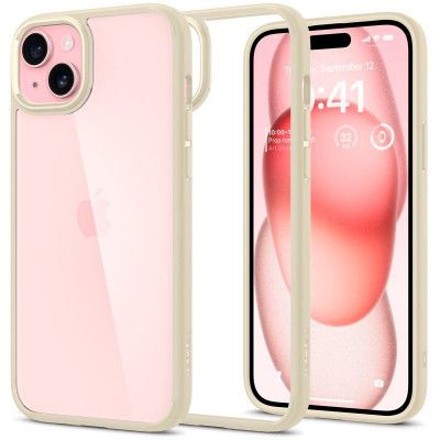 Чехол для мобильного телефона Spigen Apple iPhone 15 Ultra Hybrid Mute Beige (ACS06800) | Зображення 3