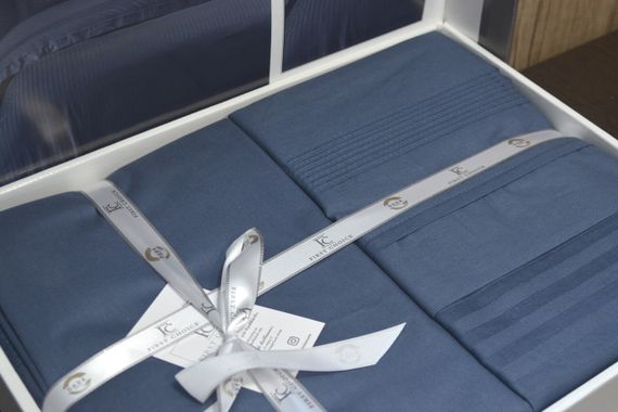 Постільна білизна First Choice Ranforce Deluxe 200 х 220 см Gala Denim | Зображення 4