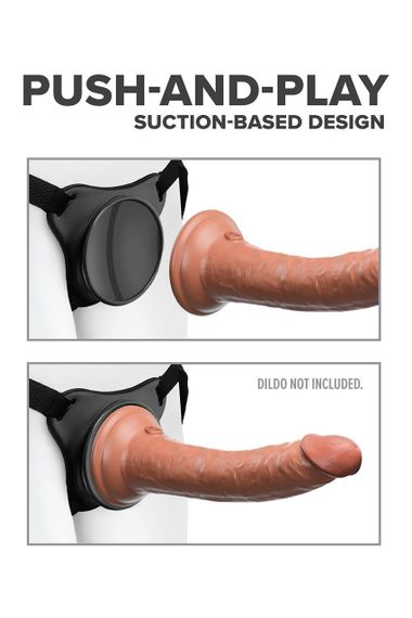 Трусики для страпону з присоскою Pipedream Body Dock Original чорні Sex Aura | Зображення 2