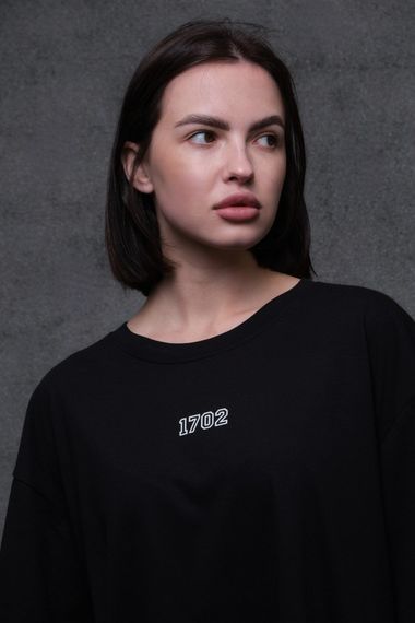 Оверсайз футболка Without з принтом Senna Black | Зображення 3