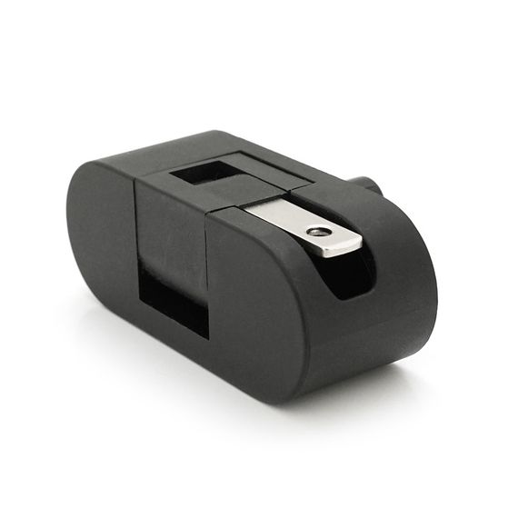 Перехідник складаний, m-m, американка\3pin, Black, BOX | Зображення 1