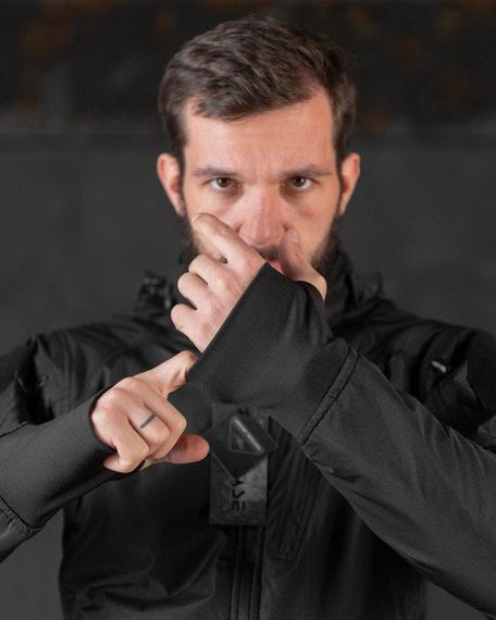 Весняна тактична куртка carrier (аналог uf pro) чорна ВТ0546 | Зображення 6