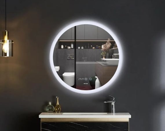 Дзеркало Mixxus Plain MC10-60 (годинник, LED-підсвічування, антизапотівання) (MI6013) | Зображення 5