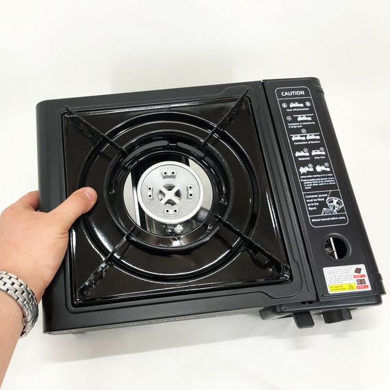 Портативна газова плитка BK-167A із перехідником під звичайний NZ-572 газовий балон | Зображення 2