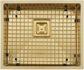 Нерж. мийка Quadro 53 Celldecor Nano Gold