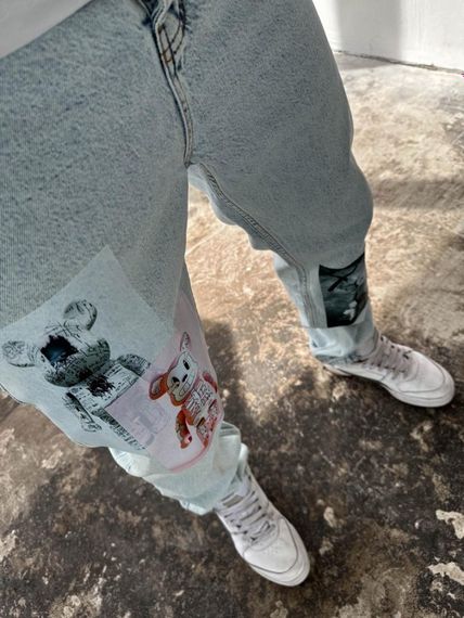 Джинси світло-блакитні дтф | 73-1/242 | Зображення 1