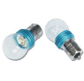Світлодіодна автолампа 1156(P21W)-S25-BAU15s, 9W Yellow (150Lm) (CREE LED XML T6) одноконтактна