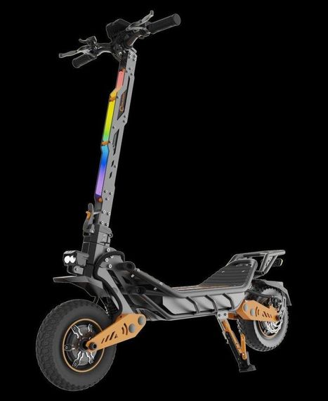 Электросамокат CRUZZER G-Vagen 2×1500W 60V 20Ah до 75 км/ч премиум электроскутер с LCD дисплеем | Зображення 5