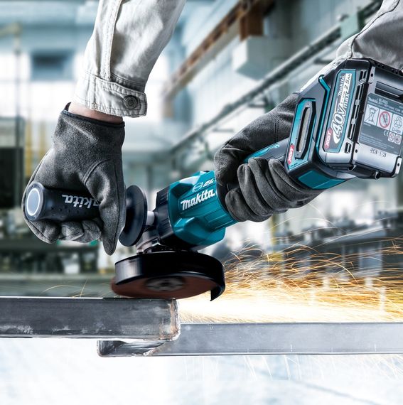 Шліфмашина кутова акумуляторна Makita GA005GZ (125 мм, 8500 об/хв, BL, AFT, XGT, без акумуляторів та зарядного пристрою) | Зображення 7