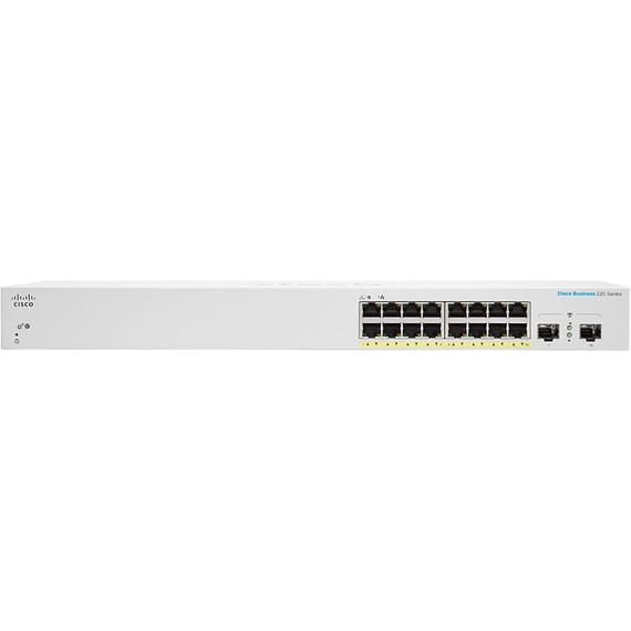 Комутатор мережевий Cisco CBS220-16T-2G-EU | Зображення 1