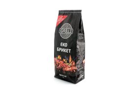Деревно-вугільний екобрикет 5кг GRILLI 77777 Код: 004241
