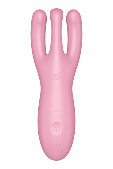 Гнучкий смарт-вібратор Satisfyer Threesome 4 Connect App рожевий Sex Aura | Зображення 8