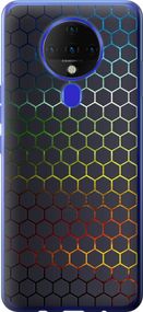 Чехол на Tecno Spark 6 KE7 Переливающиеся соты "498u-2418-17620"
