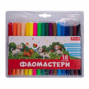 Набір фломастерів 1 Вересня Classic 650552 18 кольорів