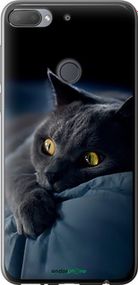 Чохол на HTC Desire 12 Plus Димчастий кіт "825u-1485-2448"