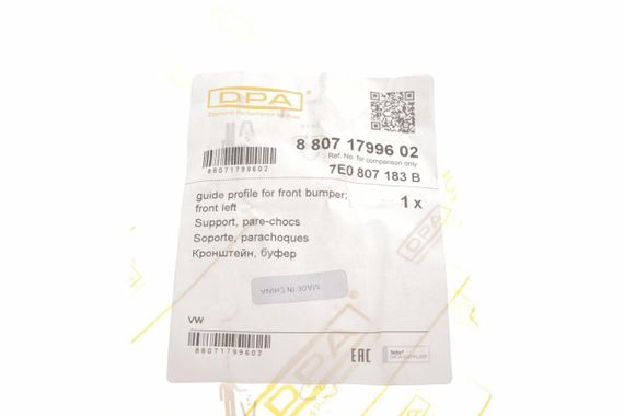 Кронштейн кріплення бампера переднього L VW T6 2 0 TDI 15- 88071799602 | Зображення 3