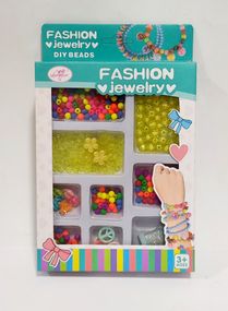 Набор бисера для изготовления браслетов ZQ2029-B Fashion jewelry в коробке (6968129401778) Бирюзовый