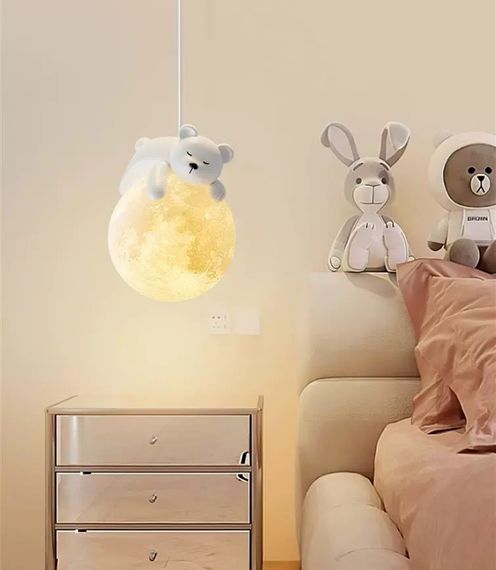 Люстра підвісна на 1 лампочку 27607 Білий 25-150х14х14 см. | Зображення 8