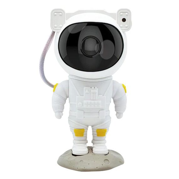 Лазерный ночник-проектор звездного неба Астронавт, от USB, с пультом / Детский светодиодный светильник | Зображення 2