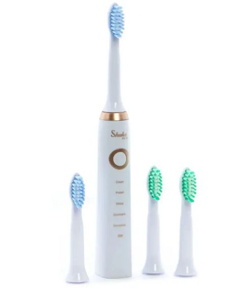 Электрическая зубная щетка Shuke SK-601 аккумуляторная ультразвуковая щетка для зубов 3 насадки | Зображення 1