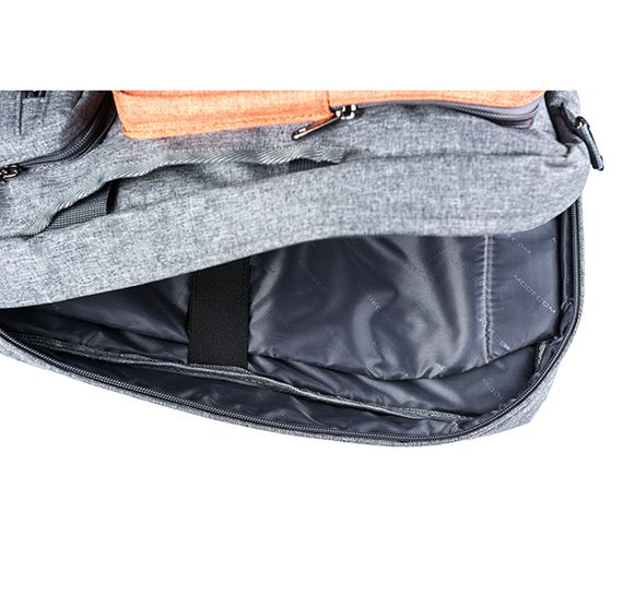 Рюкзак-сумка для ноутбука 15.6" Modecom Reno сіро-помаранчева | Зображення 4