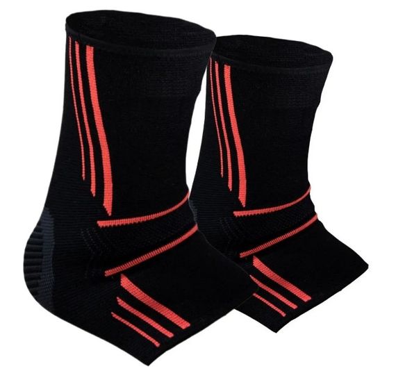 Бандажі на гомілкостоп Power System PS-6022 Ankle Support Evo Black/Orange XL (пара) (PS_6022_XL_Black/Orange)