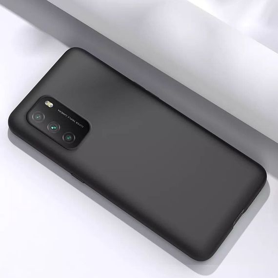 Чохол Candy Silicone для Poco M3 колір Чорний | Зображення 1