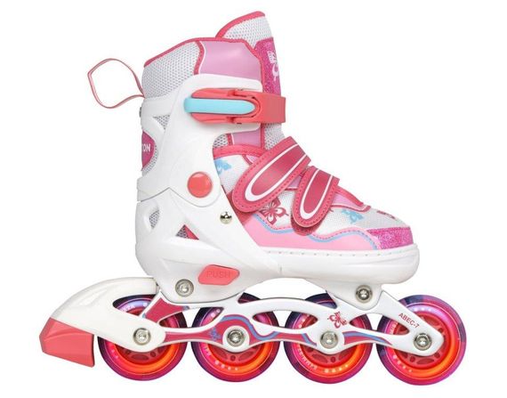 Комплект детских раздвижных роликов Maraton Greta (набор 5 в 1) Ролики, шлем, защита, сумка | Зображення 2