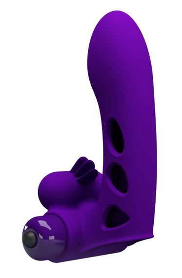 Кліторальний стимулятор на палець Pretty Love-Orlando Finger Violet, BI - 014836-1 Sex Aura | Зображення 2