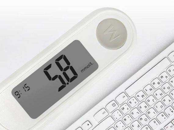 Вимірювач рівня глюкози в крові Глюкометр + 50 тестів від батарейки HH-XT520 ∙ Прилад для вимірювання цукру HH-XT520 | Зображення 3