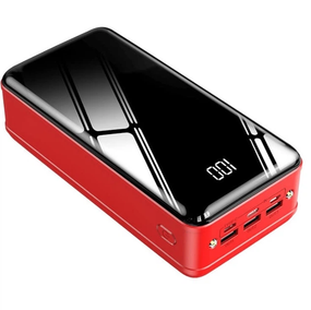 Потужний повербанк із ліхтариком та LED-дисплеєм 50000 mAh (2xUSB, microUSB, Type-C), Power Bank