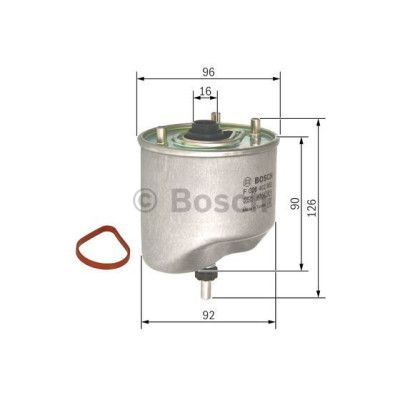 Фильтр топливный Bosch F026402862 | Зображення 4