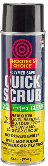 Очищувач Shooters Choice Polymer Safe Quick Scrub 350 г Збройовий очищувач Очищувач для зброї
