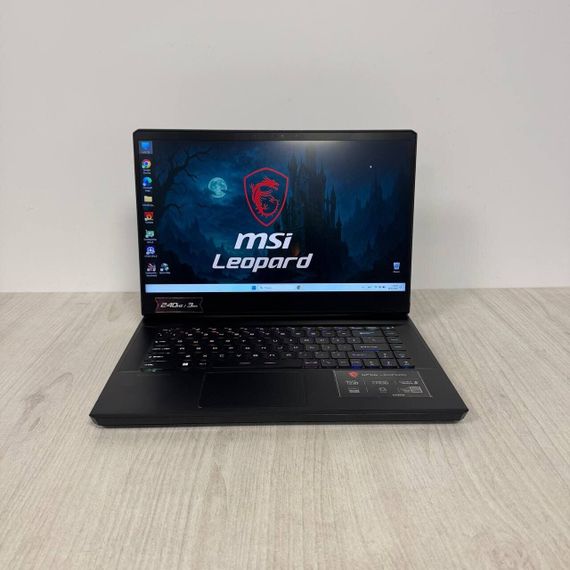 Ігровий ноутбук Б-класу MSI GP66 Leopard 11UH / 15,6" (1920x1080) IPS / Intel Core i7-11800H (8 (16) ядер по 1,9 - 4,6 ГГц) / 16 ГБ DDR4 / 1000 ГБ SSD / nVidia GeForce RTX 3080, 8 ГБ GDDR6, 256-біт / WebCam б/в | Зображення 1