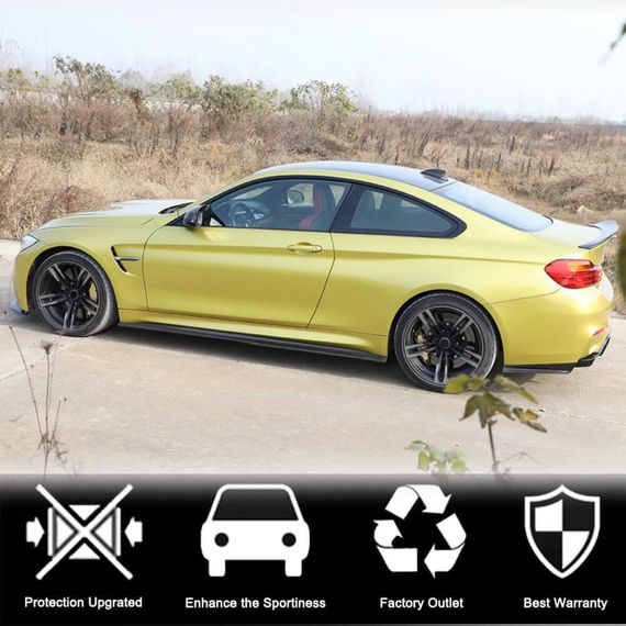 Накладки на пороги V3 (для F82/F83, Карбон) для BMW 4 серия F-32 2012-2020 гг | Зображення 1