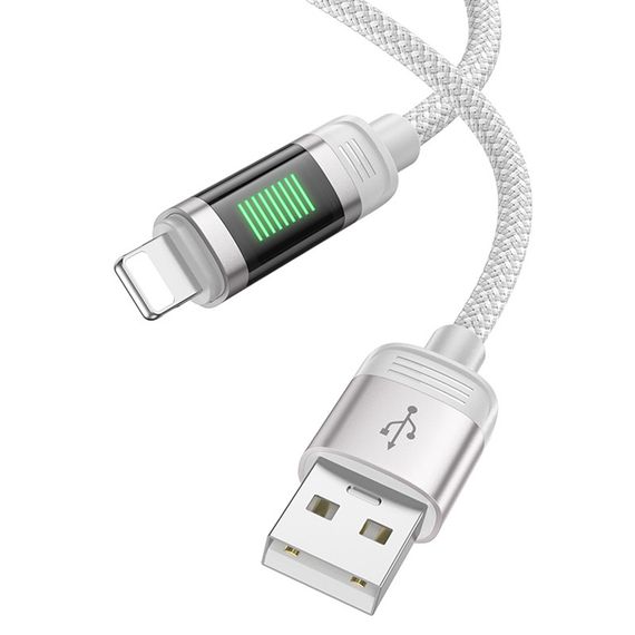 Дата кабель Hoco U126 Lantern 2.4A USB to Lightning (1.2m) | Зображення 2