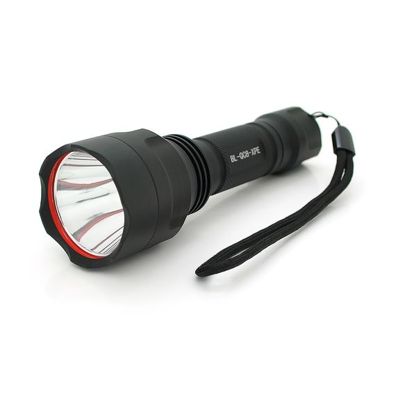 Ліхтар-підствольний тактичний BAILONG BL-QC8-XPE, 1LED XPE, 3W, 1 режим, 18650 немає в комплекті, Black, IP44, СЗУ, 142х36х28мм,