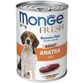 Корм Monge Dog Fresh Anatra вологий з качкою для дорослих собак 400 гр