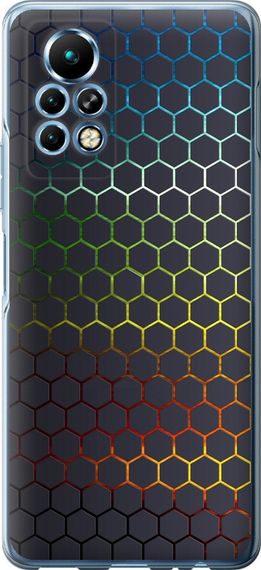 Чехол на Infinix Note 11 Pro Переливающиеся соты "498u-2865-17620"
