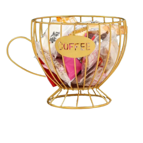 Фруктовниця 19,5*14*10,5см золотий B090061 LACY CUP VIVA