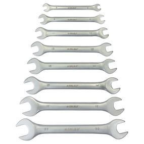 Ключі ріжкові Sigma 8 шт 6-22 мм CrV satine (6010321)