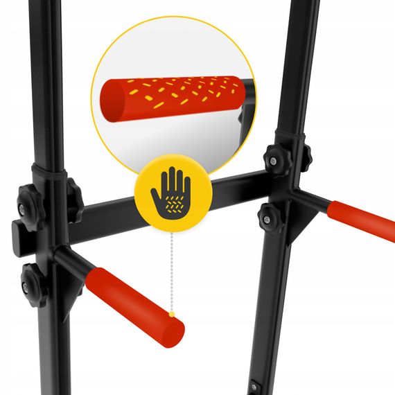 Багатофункціональна стійка для підтягувань 4FIZJO регульована Black (P-5905973402613) | Зображення 4