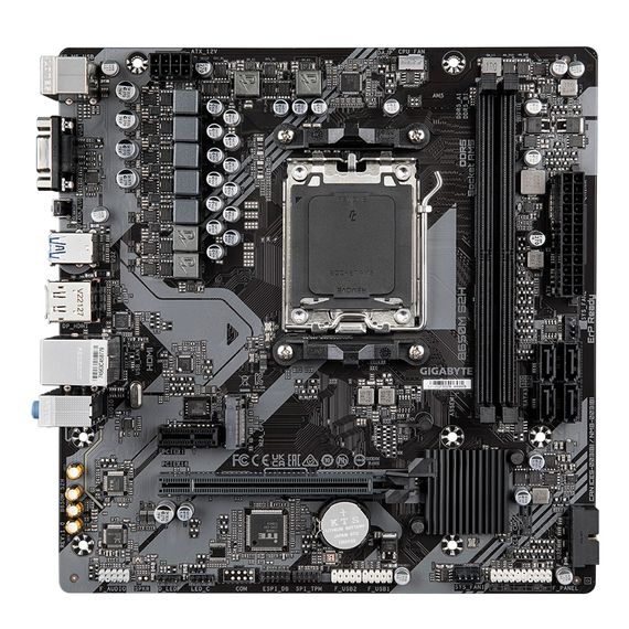 Материнська плата Gigabyte  B650M S2H sAM5 B650 2xDDR5 M.2 HDMI DP mATX (B650M_S2H)
