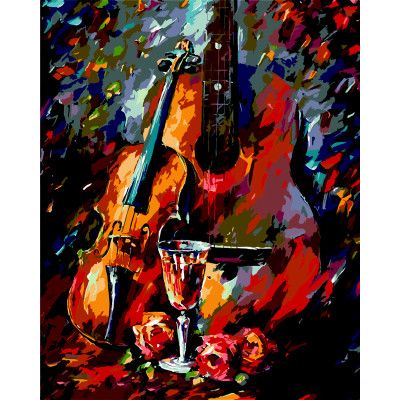 Картина по номерам ZiBi Музыка на двоих 40*50 см ART Line (ZB.64195) - Топ Продаж!